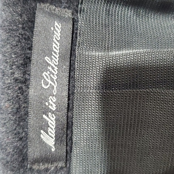 Oscar de la renta wool cashmere blend classic grey 2 button blazer - Picture 5 of 7